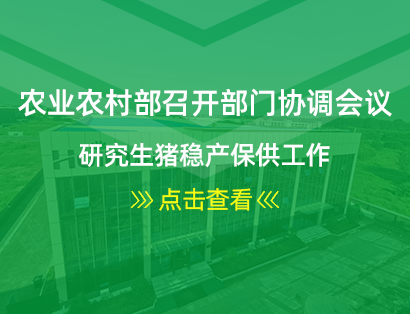 農(nóng)業(yè)農(nóng)村部召開部門協(xié)調(diào)會議 研究生豬穩(wěn)產(chǎn)保供工作